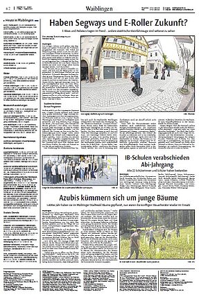ZVW Artikel vom 07.08.2020 ZVW Artikel vom 07.08.2020