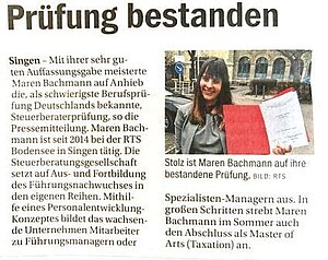 Prüfung bestanden Südkurier