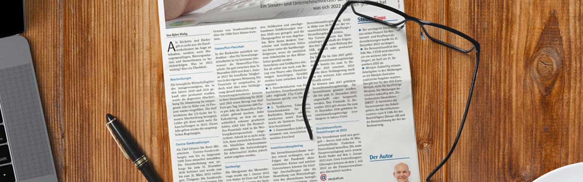 Björn Malig in der Februarausgabe der Allgemeinen Bäckerzeitung (ABZ) ABZ Zeitungsartikel von Björn Malig