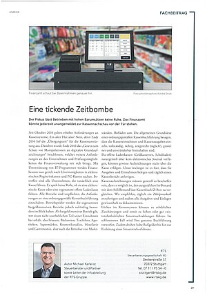 IUS Magazin Stuttgart Nachrichten Stuttgarter Zeitung Kassenfuehrung Michael Karle